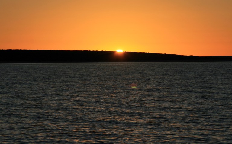 AUSTRALIE Coucher de soleil Shell beach WA