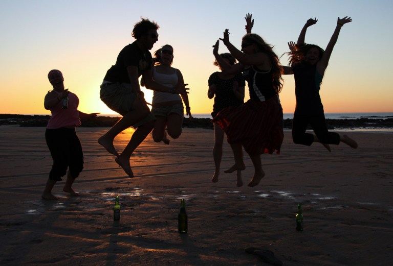AUSTRALIE Crazy backpackers Gantheaume point Easyrider 2009