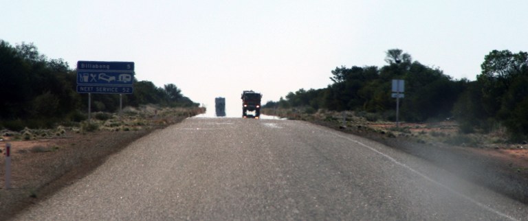 AUSTRALIE Mirage sur la route Billabong WA