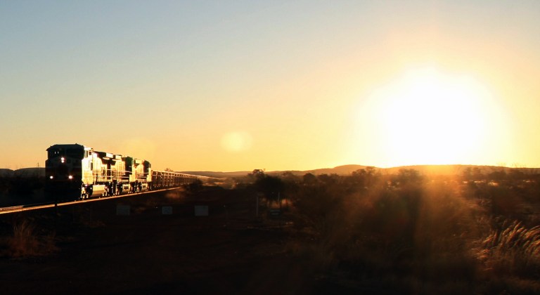 AUSTRALIE Pilbara iron train WA