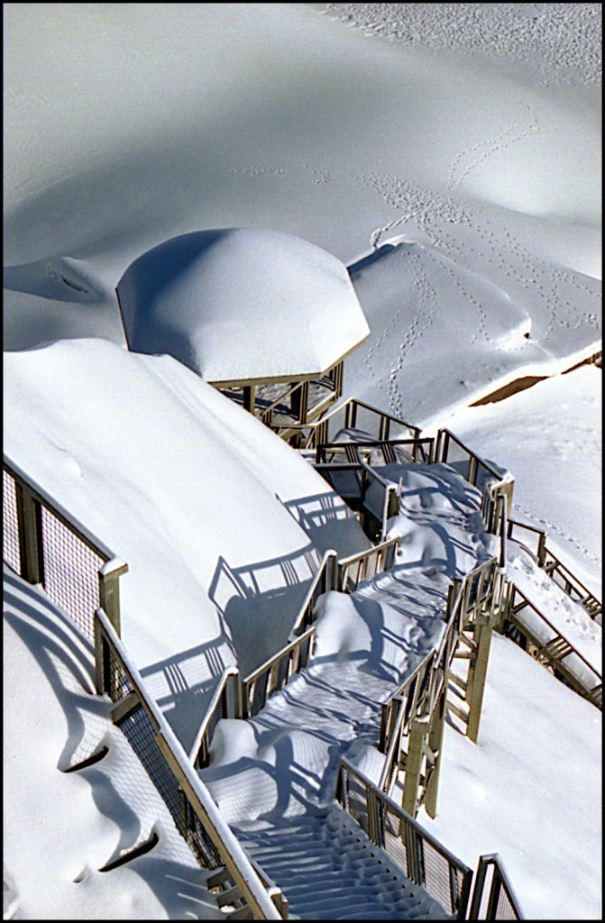 CANADA Escalier chute Montmorency Quebec