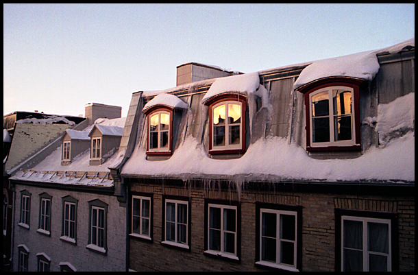 CANADA Reflets ville de Quebec